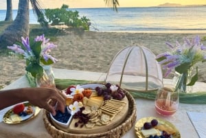 Гонолулу: уединенный роскошный пикник на пляже и живопись