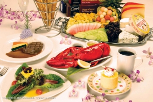 Гонолулу: Круиз на закате с ужином из 5 блюд и развлечениями