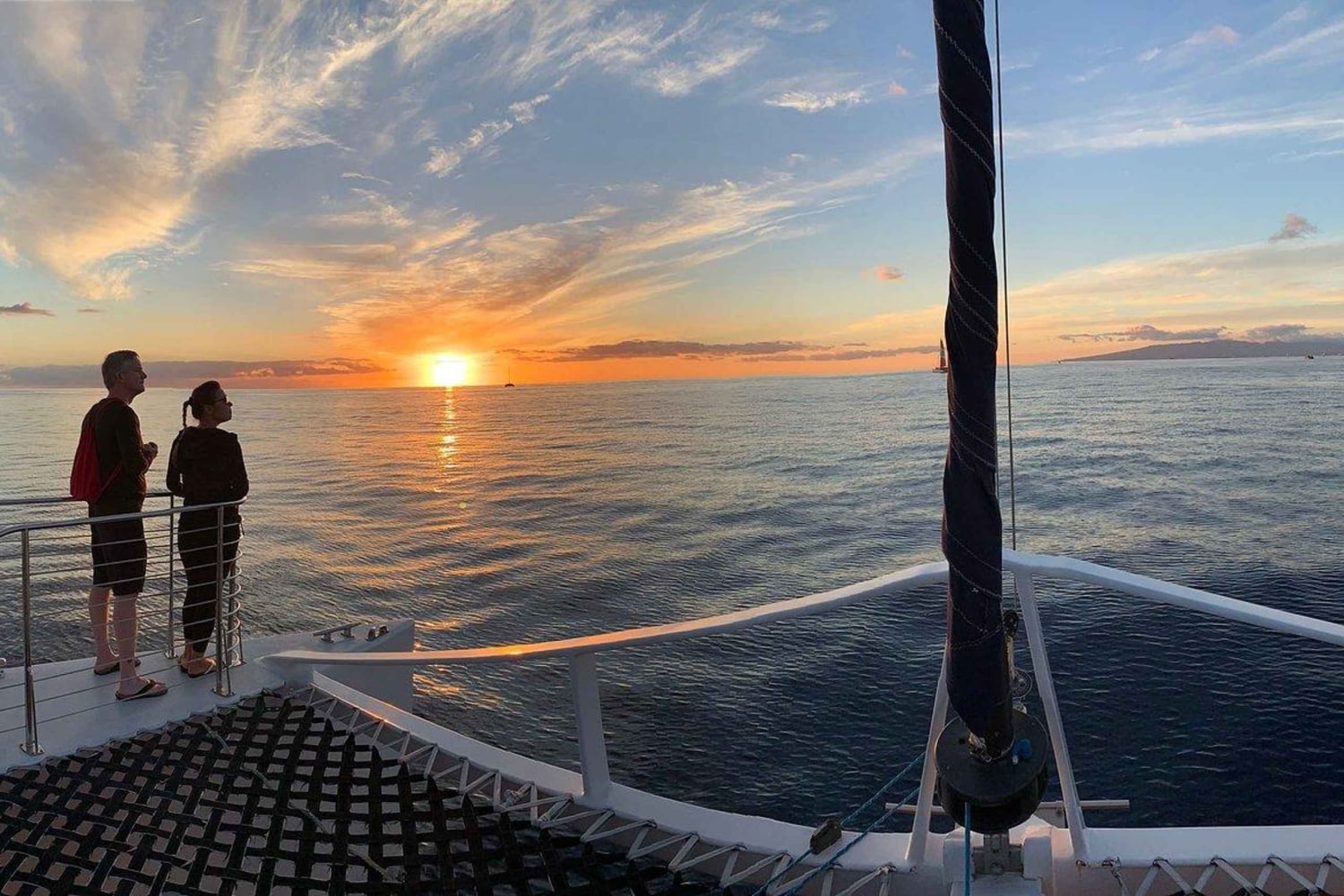 Rejs o zachodzie słońca w Honolulu