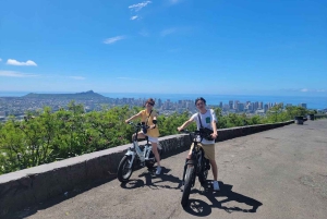 Honolulu : circuit en vélo électrique « Tantalus Lookout » (des montagnes à l'océan)