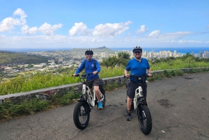 Honolulu : circuit en vélo électrique « Tantalus Lookout » (des montagnes à l'océan)