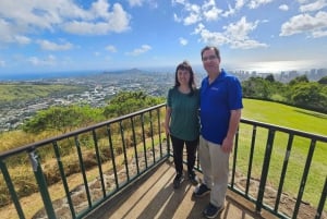 Honolulu : circuit en vélo électrique « Tantalus Lookout » (des montagnes à l'océan)