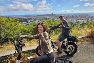 Honolulu: Wycieczka rowerowa E-Bike z punktu widokowego Tantalus (od gór do oceanu)