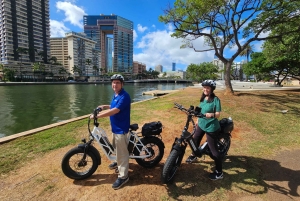 Honolulu: Wycieczka rowerowa E-Bike z punktu widokowego Tantalus (od gór do oceanu)