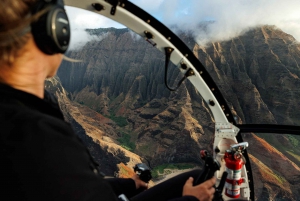 Kauai: Voo de helicóptero Hughes 500 para 4 passageiros com portas abertas