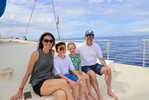 Kailua-Kona : Croisière en catamaran avec vue sur le volcan Hualālai
