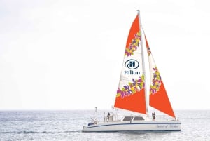 Kailua-Kona : Croisière en catamaran avec vue sur le volcan Hualālai