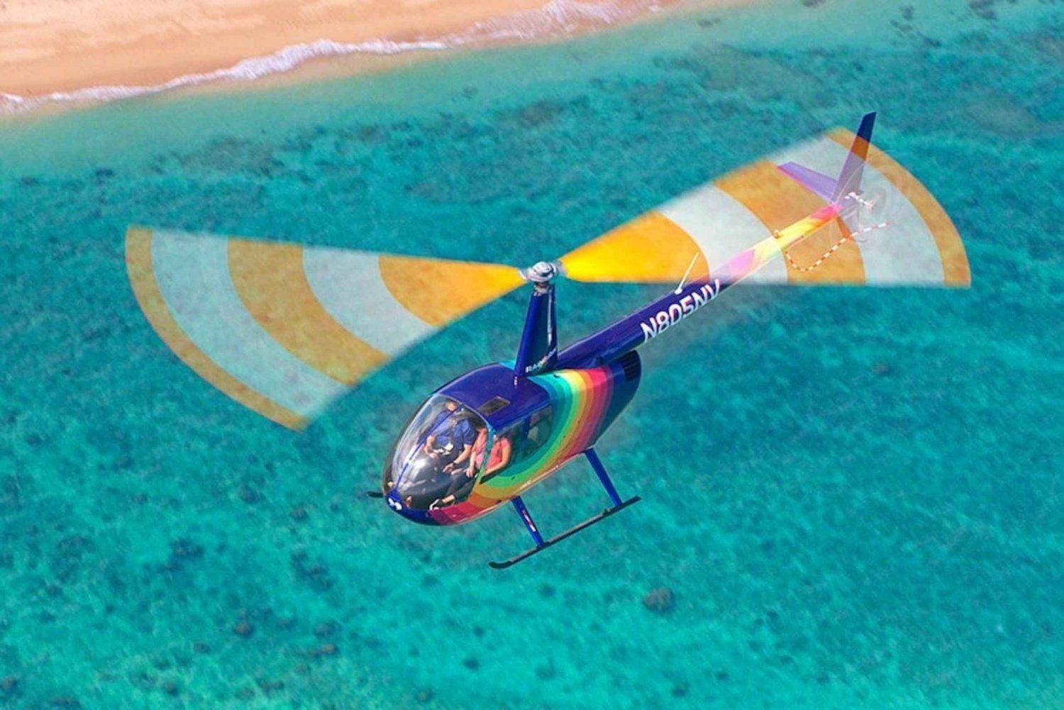Kailua-Kona: Coastal Sights Doors On/Off Helicopter Tour