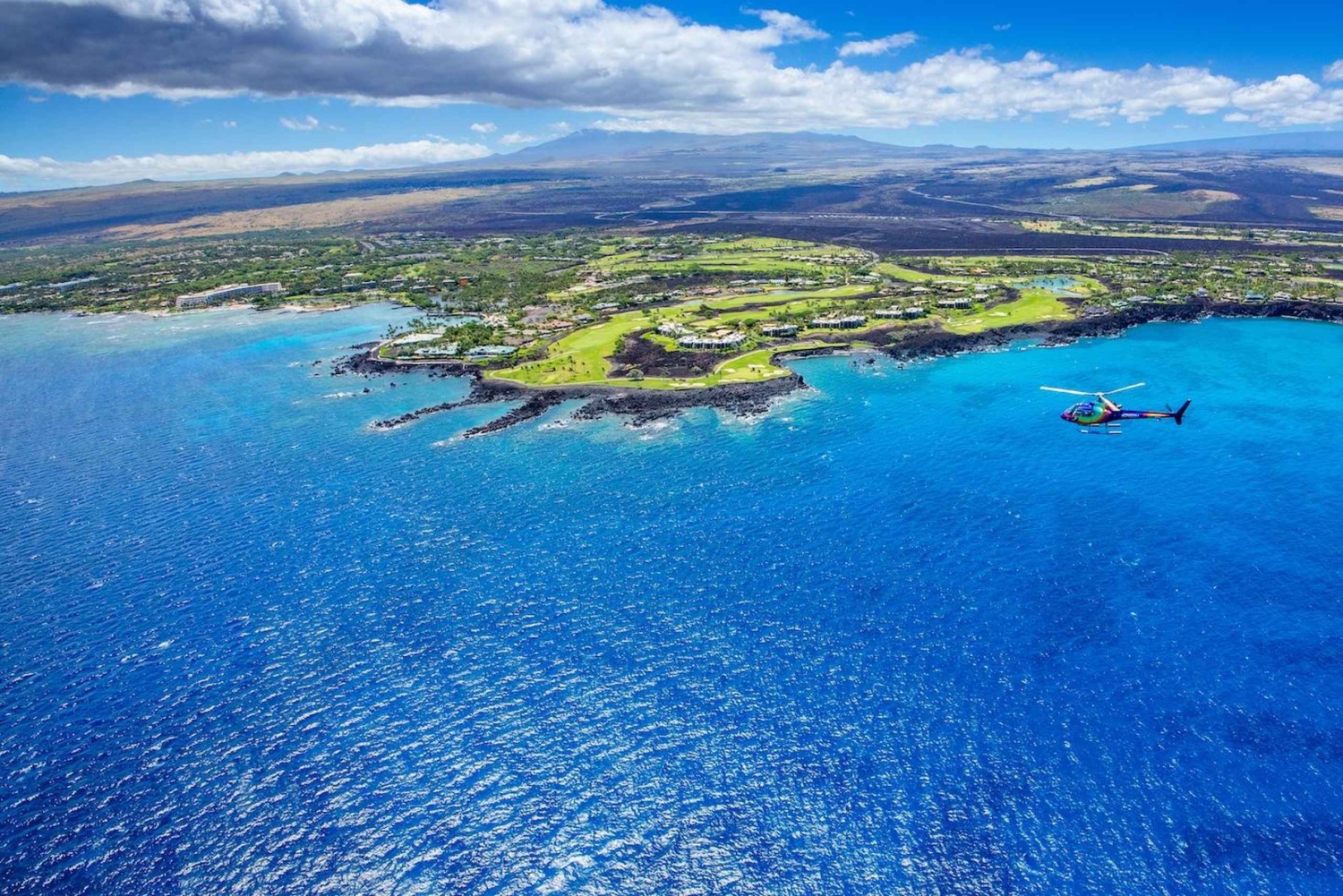 Kailua-Kona: Wycieczka helikopterem na wulkan Hualalai Doors On/Off