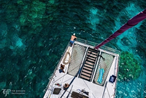 Kailua-Kona: Snorkeling e vela nella baia di Kealakekua con pranzo