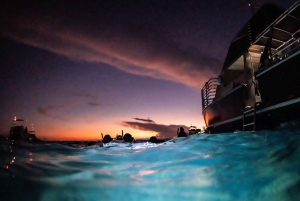 Kailua-Kona: Kailona: Manta Night Dive & Snorkel Boat Trip & Snacks