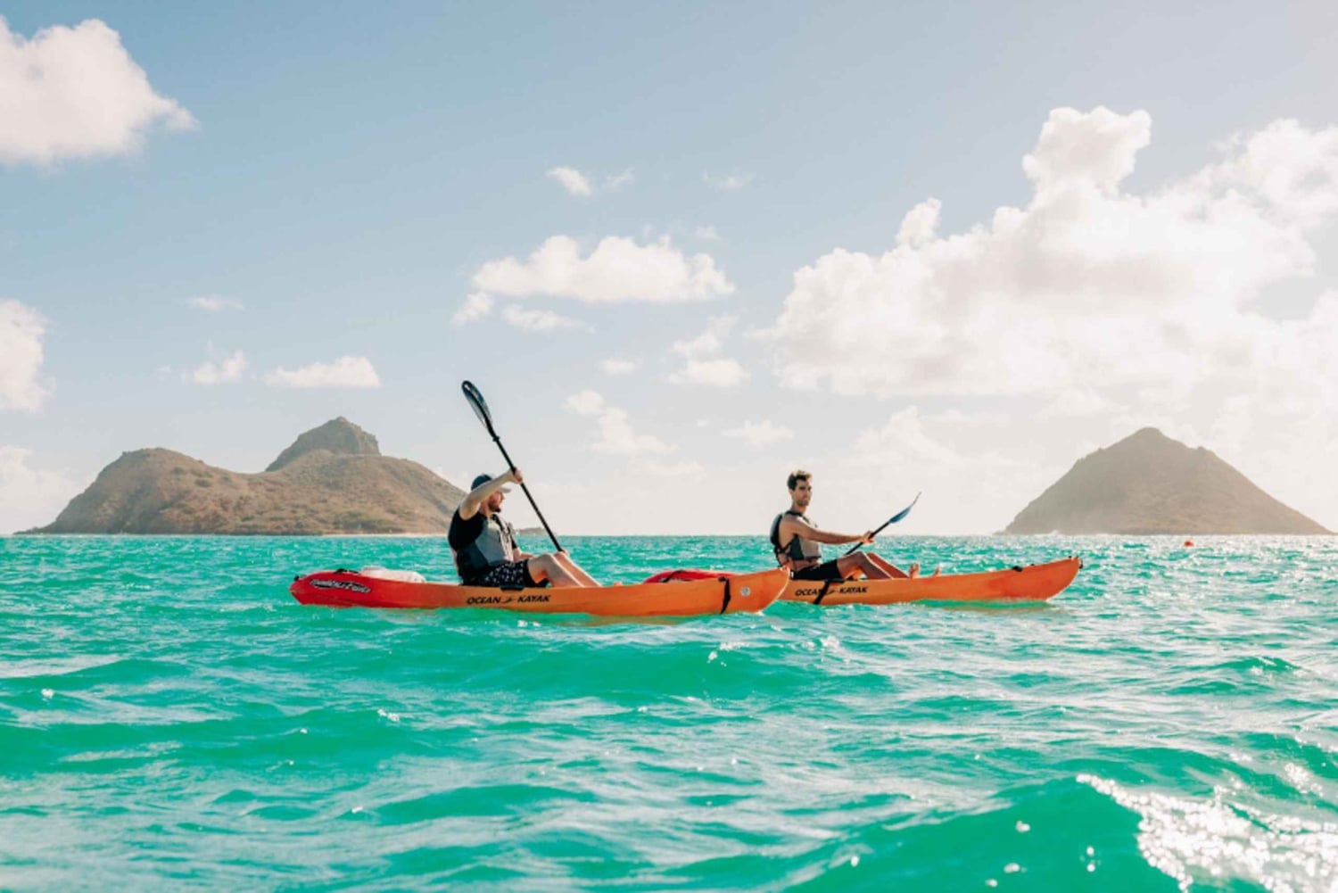 Kailua: Tour delle isole Mokulua in kayak con pranzo