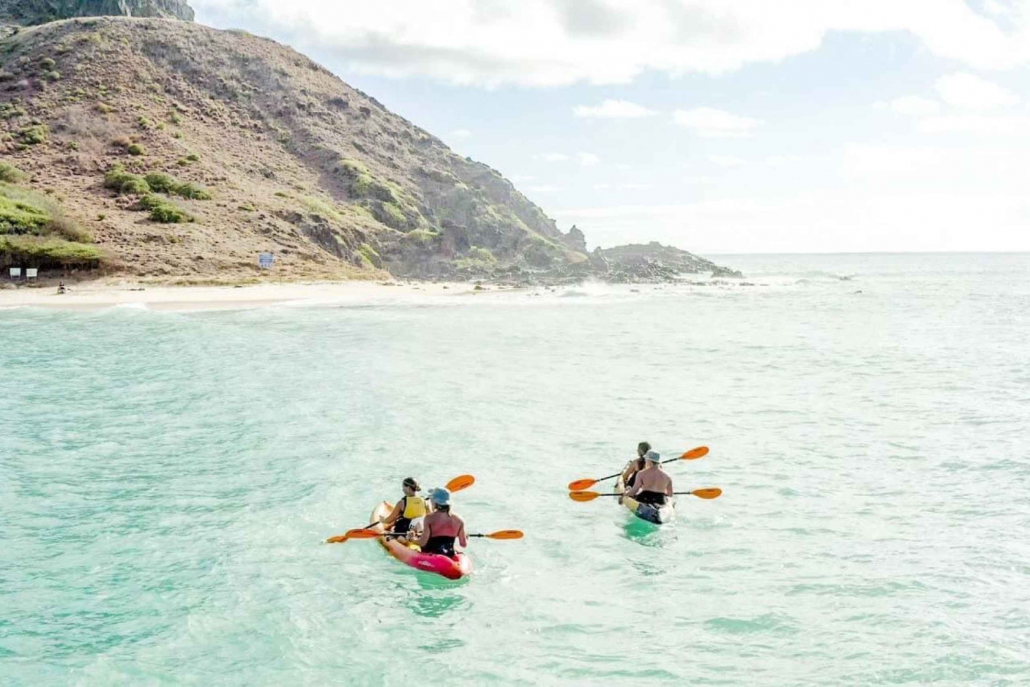 Kailua, Oahu: Excursión guiada en bicicleta eléctrica y kayak a las islas Mokulua