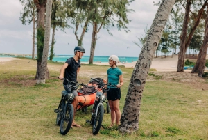 Kailua, Oahu: Excursión guiada en bicicleta eléctrica y kayak a las islas Mokulua
