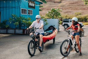Kailua, Oahu: Excursión guiada en bicicleta eléctrica y kayak a las islas Mokulua