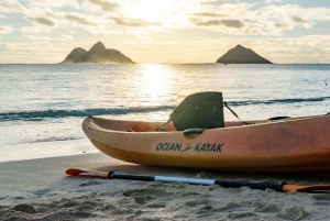 Kailua : Excursion en kayak dans les îles Mokulua avec déjeuner et glace à raser