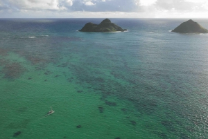 Kailua: Wycieczka kajakiem na wyspy Mokulua z lunchem i lodem do golenia