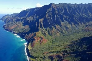 Kauai: Lentokierros Na Pali Coast, koko Kauai-saari