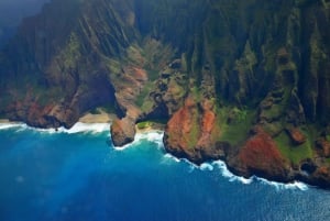 Kauai: vliegreis langs de kust van Na Pali, het hele eiland Kauai