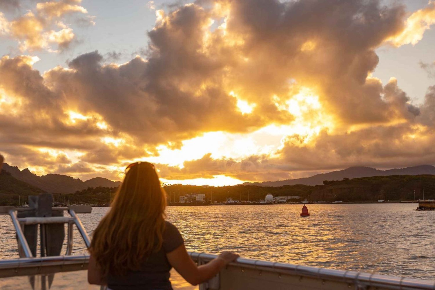 Kauai: Solnedgångskryssning med katamaran