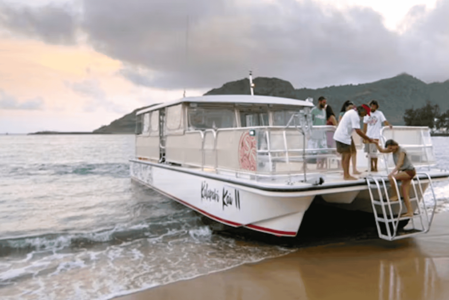 Kauai: Solnedgangscruise med katamaran