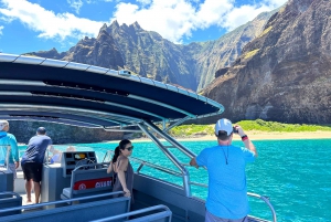 Kauai: Excursão de catamarã de luxo à costa de Na Pali