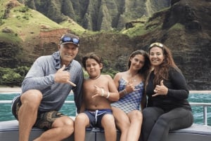 Kauai: Excursão de catamarã de luxo à costa de Na Pali