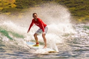 Kauai: surf sulla spiaggia di Kalapaki
