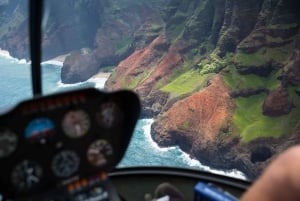 Vanuit Lihue: ervaar Kauai tijdens een panoramische helikoptervlucht