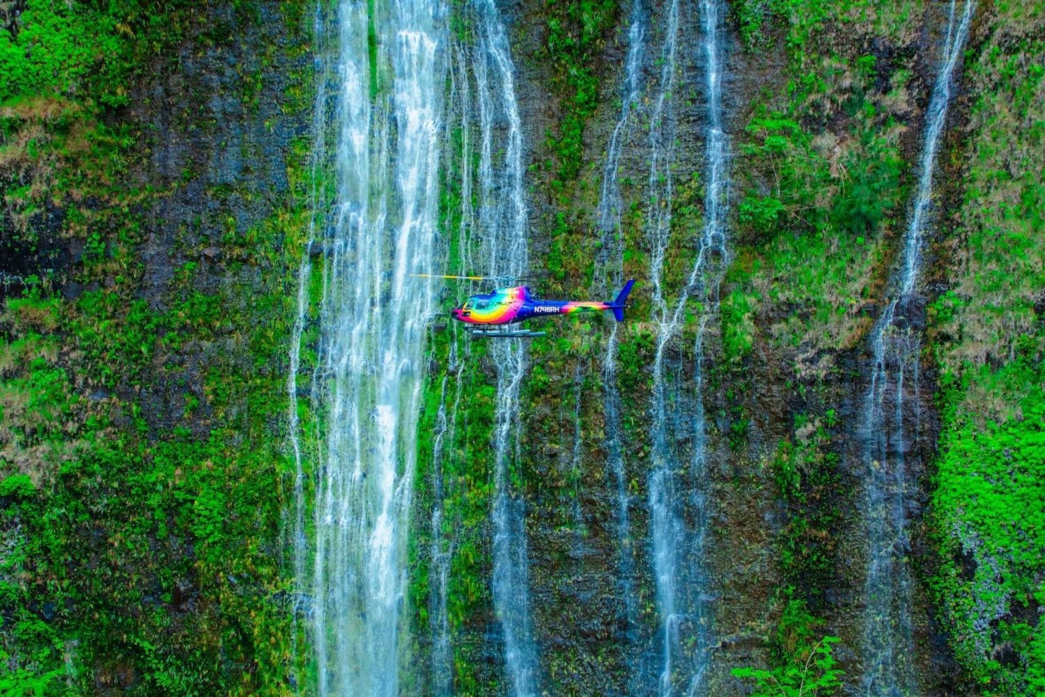 Kailua-Kona: Helikoptertur till Kohala, vulkaner och vattenfall