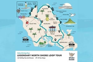 Den legendariske North Shore Loop i Oahu: Audioguide til turen