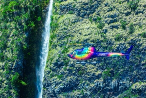 火山と滝での贅沢なピクニック：プライベートヘリコプター
