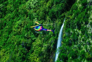 火山と滝での贅沢なピクニック：プライベートヘリコプター