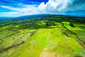 火山と滝での贅沢なピクニック：プライベートヘリコプター