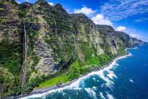火山と滝での贅沢なピクニック：プライベートヘリコプター