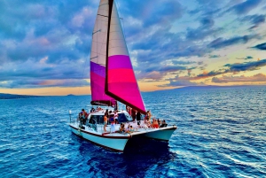 Port de Maalaea : Croisière au coucher du soleil sur un charmant catamaran hawaïen