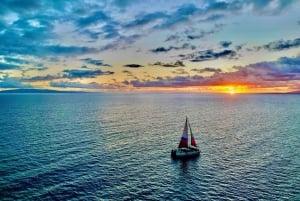 Maalaea Harbor: Segeln bei Sonnenuntergang und Walbeobachtung mit Getränken