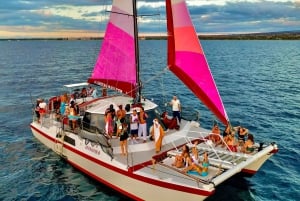 Maalaea havn: Sejl ved solnedgang på en charmerende hawaiiansk katamaran