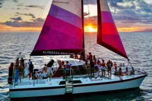 Maalaea havn: Sejl ved solnedgang på en charmerende hawaiiansk katamaran