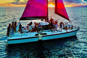 Maalaea havn: Sejl ved solnedgang på en charmerende hawaiiansk katamaran