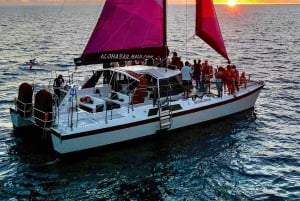 Maalaea havn: Sejl ved solnedgang på en charmerende hawaiiansk katamaran