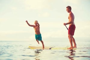 Maui: 2-godzinna lekcja surfowania na desce z wiosłem na stojąco