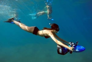 Plaża Wailea: Wycieczka z przewodnikiem na skuterach wodnych z nurkowaniem