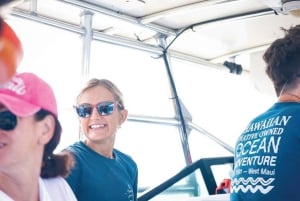 Maui: Guidet hvalsafari på øko-flåde