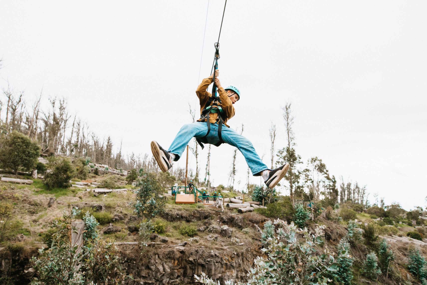 Maui: Haleakala 6-lijns Zipline Avontuur