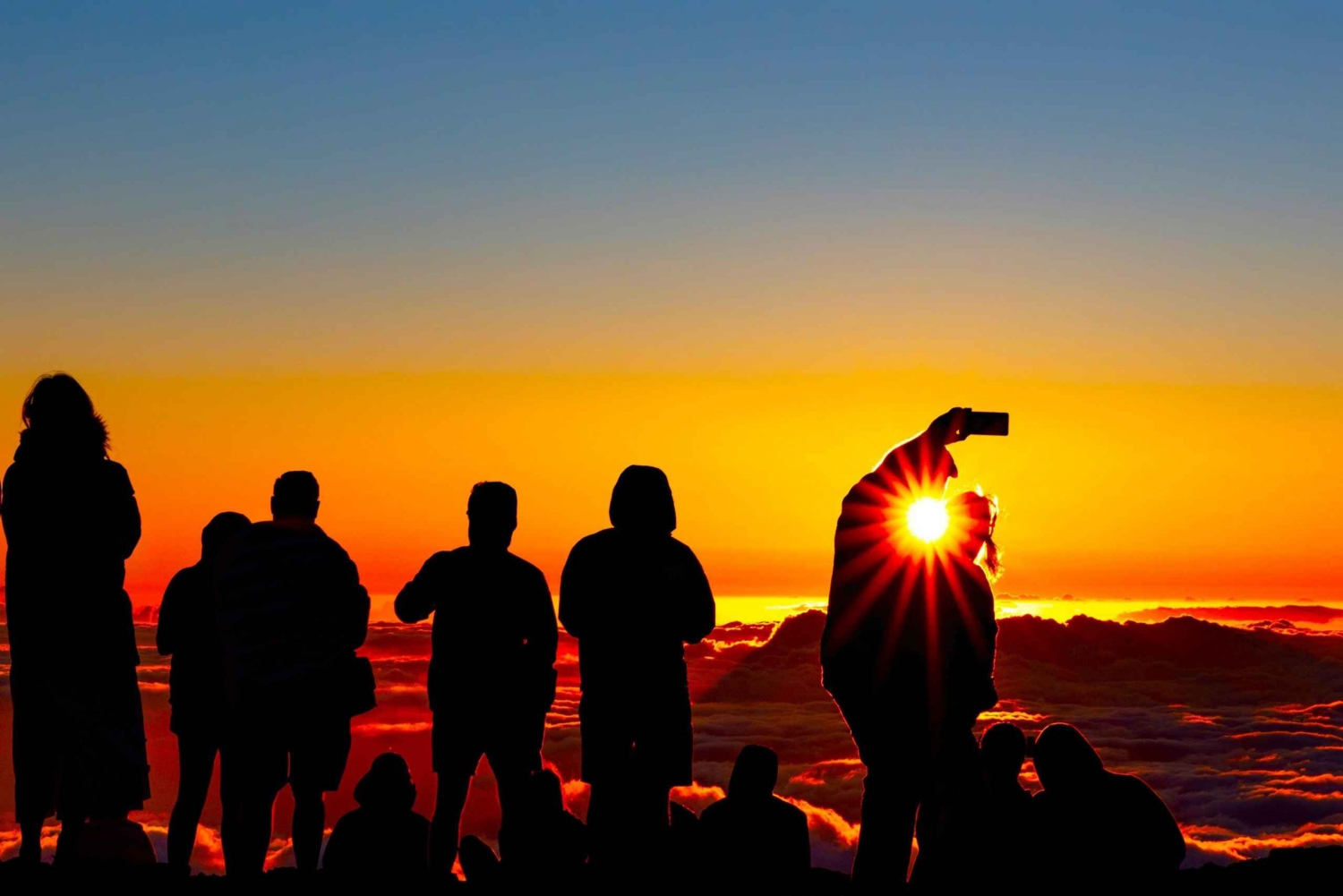 Maui: Tour di Haleakala al tramonto e osservazione delle stelle con cena