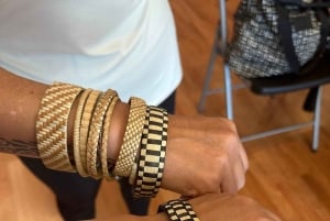 Maui Clase de Artesanía de Tejido de Pulseras Lauhala