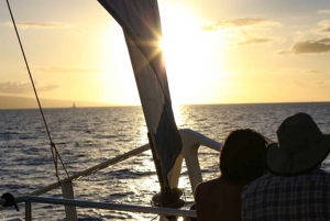 Maui: Ma'alaea Catamaran Sunset Sail med appetitvækkere