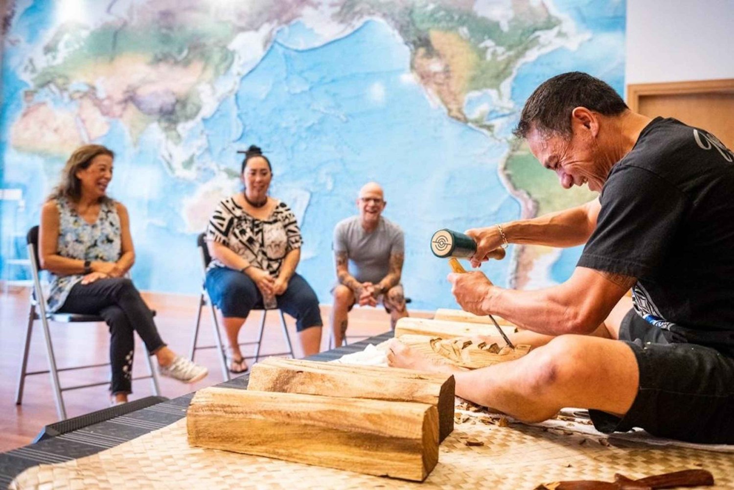 Maui: Polynesian Wood Carving Demo