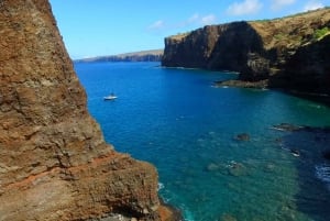 Maui : Visite semi-privée de l'Eco-Raft Lanai avec plongée en apnée et observation des dauphins